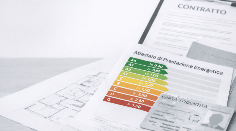 Documenti necessari per vendere una casa: APE con scala energetica ufficiale, contratto, planimetria catastale e carta d’identità
