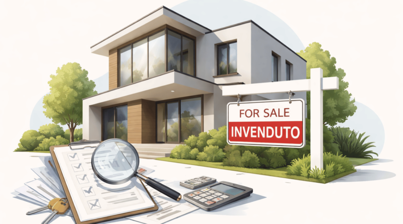 Casa invenduta da sei mesi con cartello in vendita e analisi della strategia di vendita immobiliare