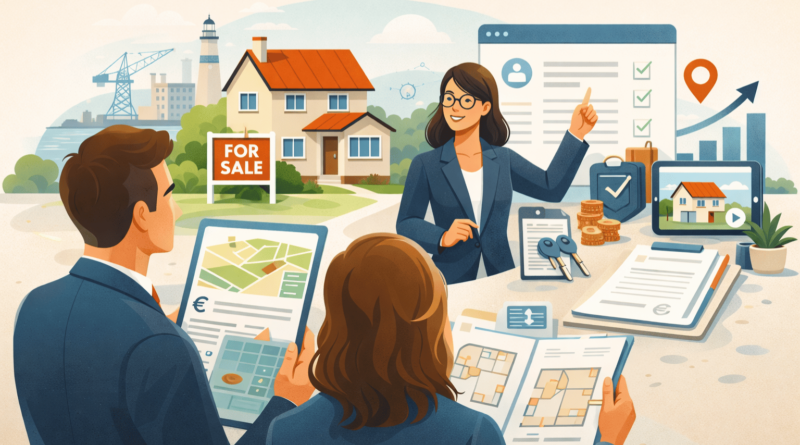 Consulenza immobiliare per la vendita di una casa a Monfalcone con agente e documentazione di vendita, strategia e valutazione immobiliare