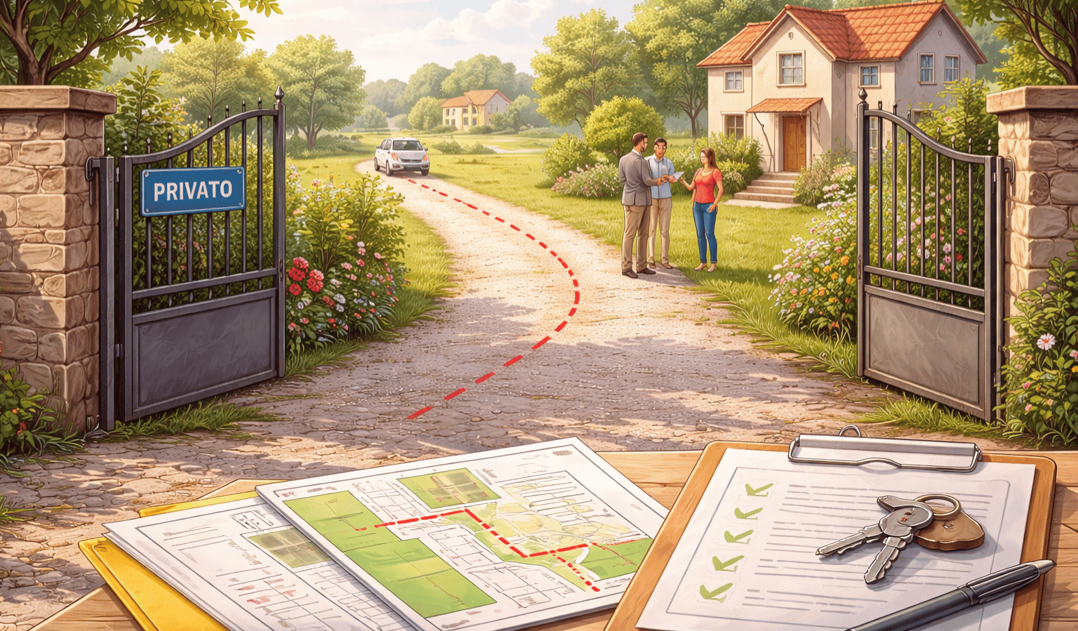 Servitù di passaggio: come incide su valore e vendibilità Servitù di passaggio: come incide su valore e vendibilità