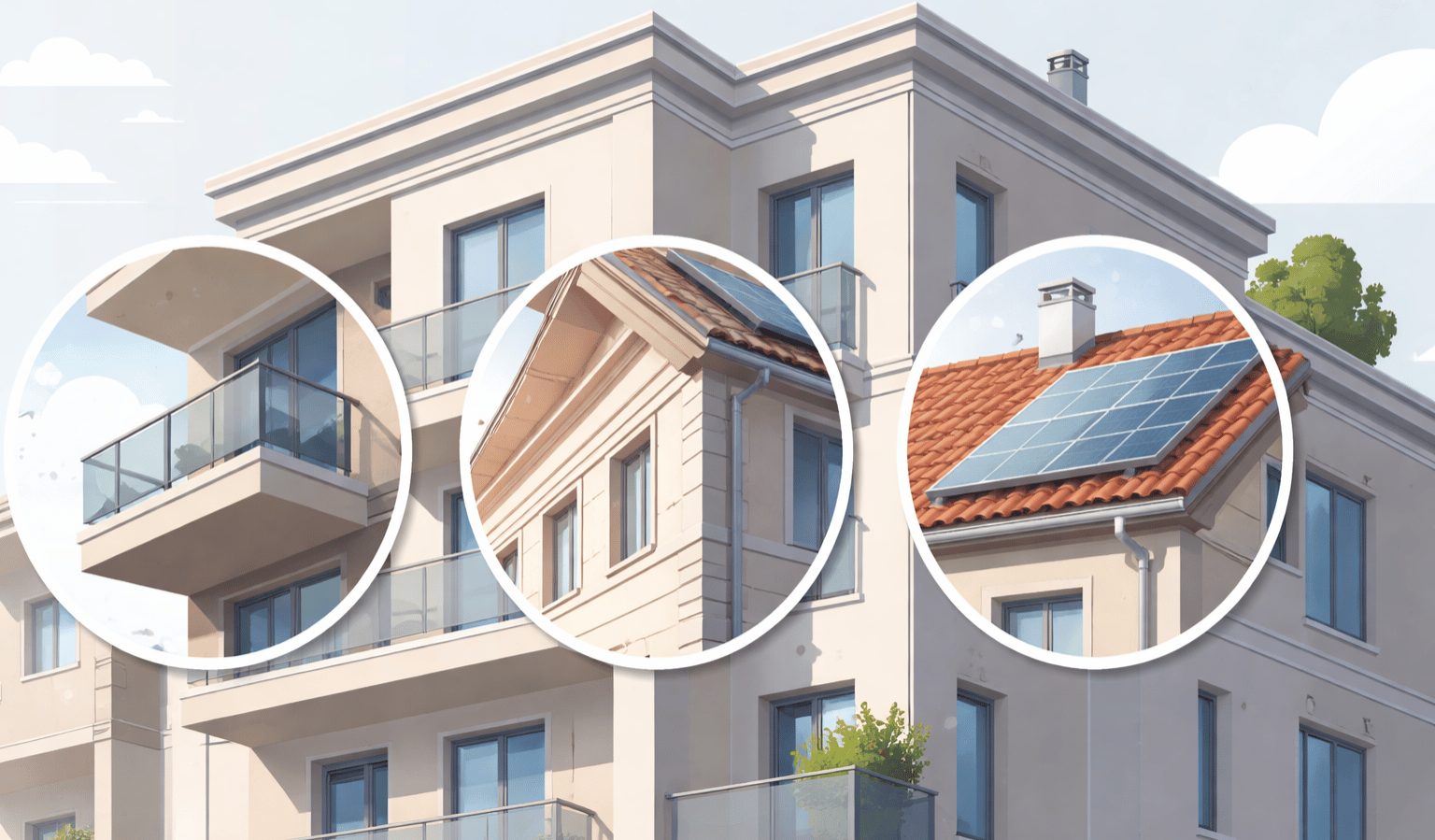 Balconi, facciate e tetto: quali sono parti comuni e quali no nel condominio Balconi, facciate e tetto: quali sono parti comuni e quali no nel condominio